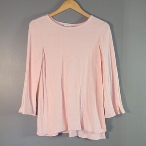 J. Jill Soft Pink Long Sleeve Top
